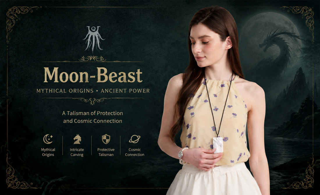 Moon-Beast Dragon Pendant: Unlock the Cosmic Mystery of Lovecraftian Mythos With This Handcrafted Talisman