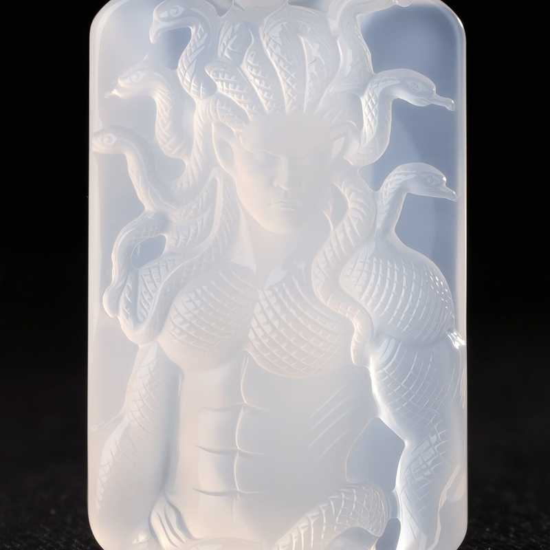 Yig "Father of Serpents" Carved Pendant | Unique Lovecraftian Great Old Ones Gift