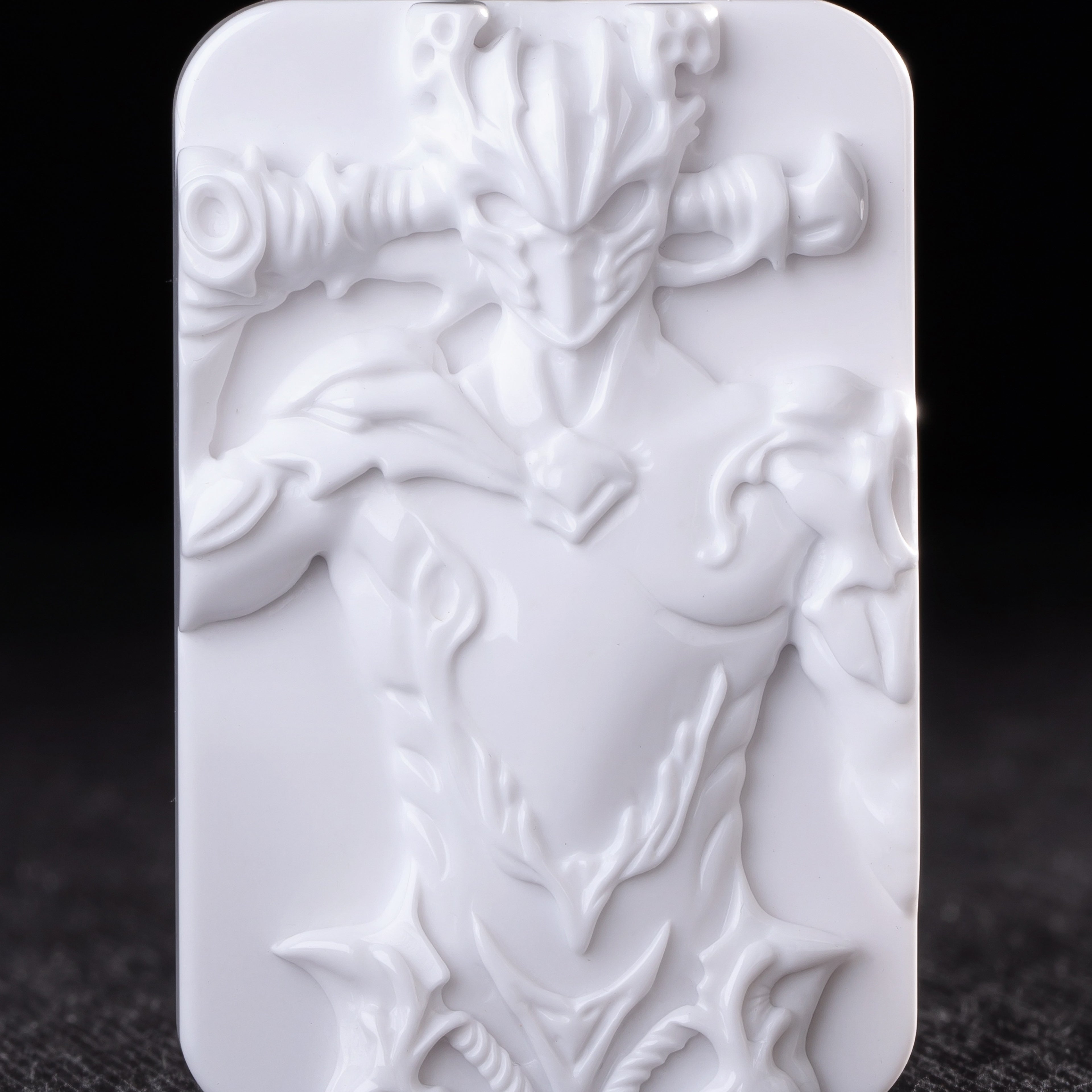 Cosmic Horror Elder Gods Pendant | Hand Carved Ulthar The Silent One Cthulhu Occult Jewelry