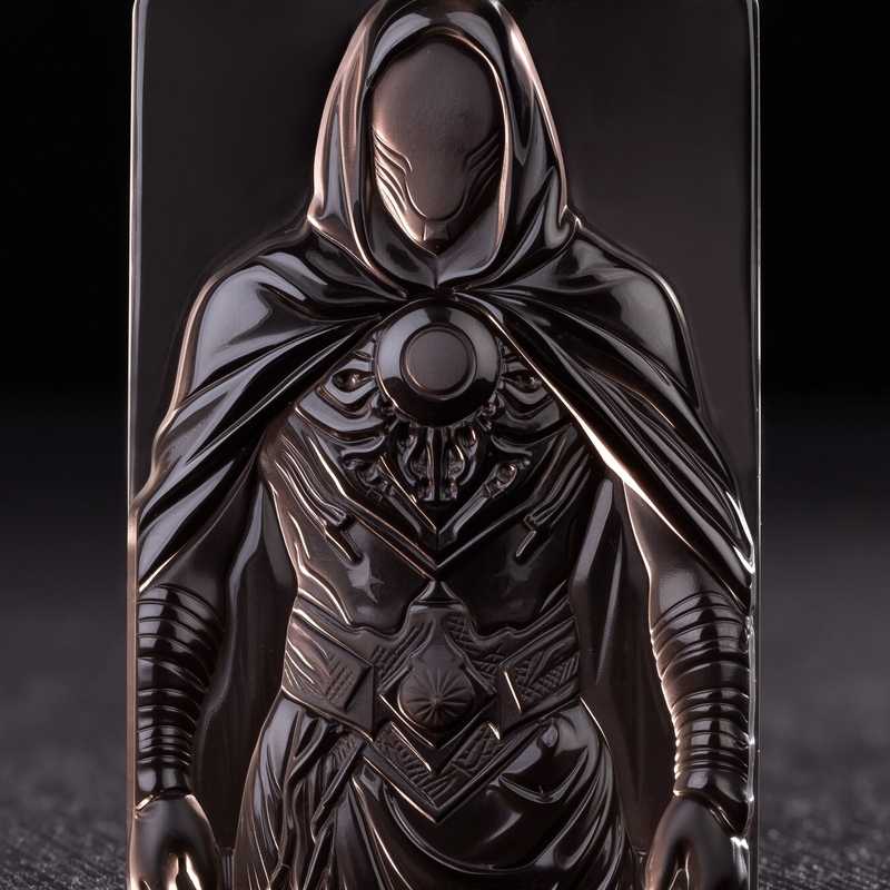 Unisex Gothic Hastur King in Yellow Pendant | Dark Fantasy Lovecraft Horror Occult Necklace