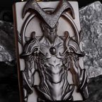 Yibb-Tstll Cthulhu Mythos Pendant Necklace | Handcrafted Outer Gods The Patient One Occult Amulet for Cosmic Horror Fans