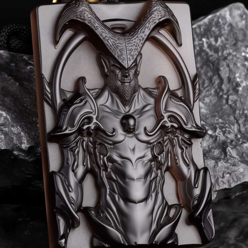 Yibb-Tstll Cthulhu Mythos Pendant Necklace | Handcrafted Outer Gods The Patient One Occult Amulet for Cosmic Horror Fans