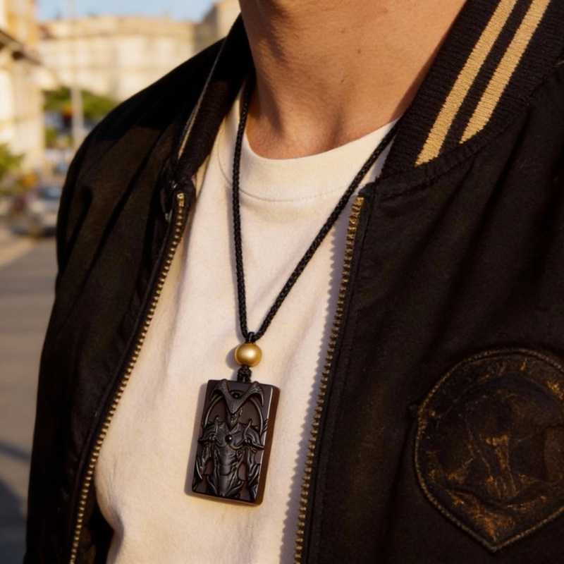 Yibb-Tstll Cthulhu Mythos Pendant Necklace | Handcrafted Outer Gods The Patient One Occult Amulet for Cosmic Horror Fans