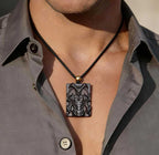 Yibb-Tstll Cthulhu Mythos Pendant Necklace | Handcrafted Outer Gods The Patient One Occult Amulet for Cosmic Horror Fans