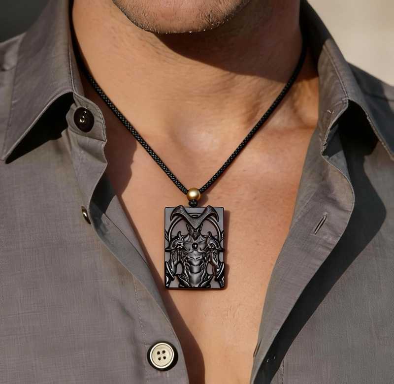 Yibb-Tstll Cthulhu Mythos Pendant Necklace | Handcrafted Outer Gods The Patient One Occult Amulet for Cosmic Horror Fans