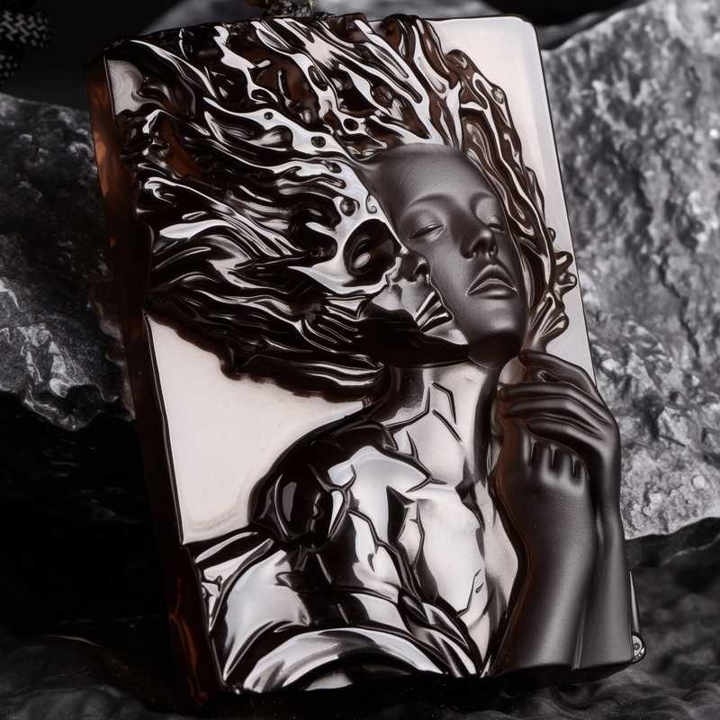 Hand Carved Yidhra Outer Gods Pendant | Cthulhu Occult Gothic Necklace for Men Women