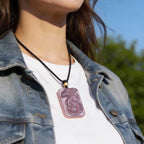 Amethyst Deep One Dragon Pendant | Cthulhu Mythos Jewelry | Hand-Carved Crystal Necklace for Cosmic Horror Fans