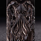 Cthulhu "Master of R'lyeh" Black Obsidian Pendant | Lovecraftian Great Old Ones Gothic Necklace
