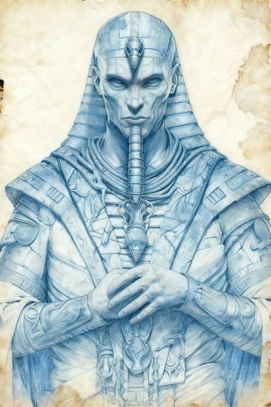 Nephren-Kah Black Pharaoh Pendant | Cthulhu Mythos Great Old Ones Necklace