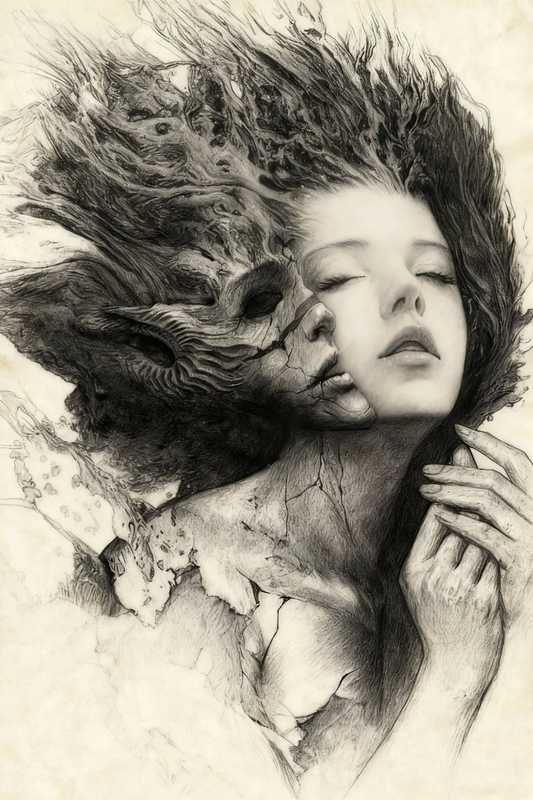 Hand Carved Yidhra Outer Gods Pendant | Cthulhu Occult Gothic Necklace for Men Women