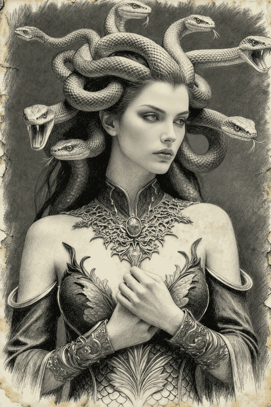 Zurah-Ma'yal The Mother of Molting Chalcedony Carved Pendant Necklace