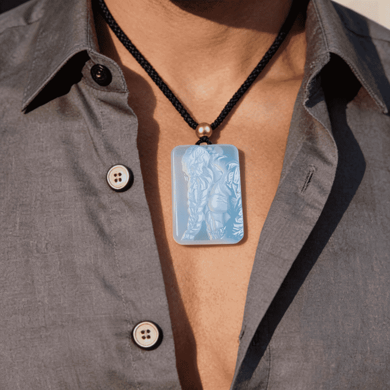 Gug Creature Cthulhu Pendant | Hand Carved Lovecraftian Cosmic Horror Jewelry